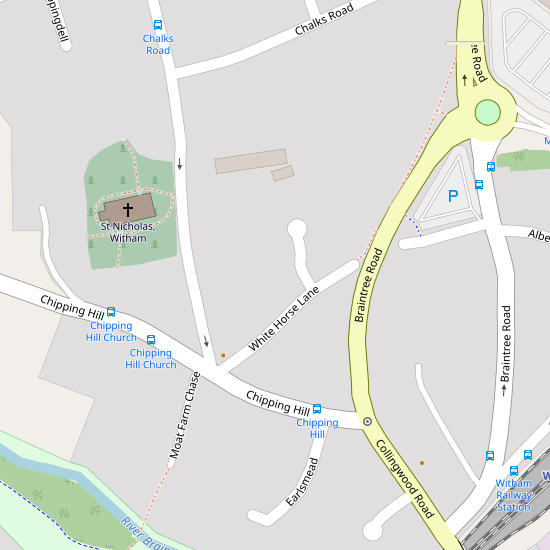 St Nicolas Church Hall - Map © OpenStreetMap contributors.