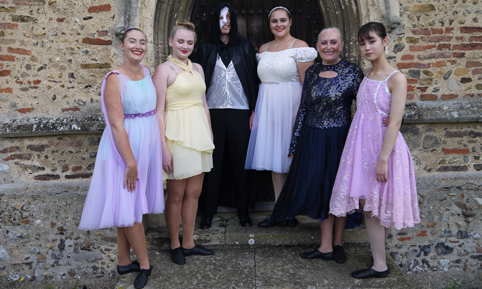 Phantom of the Opera photo shoot.